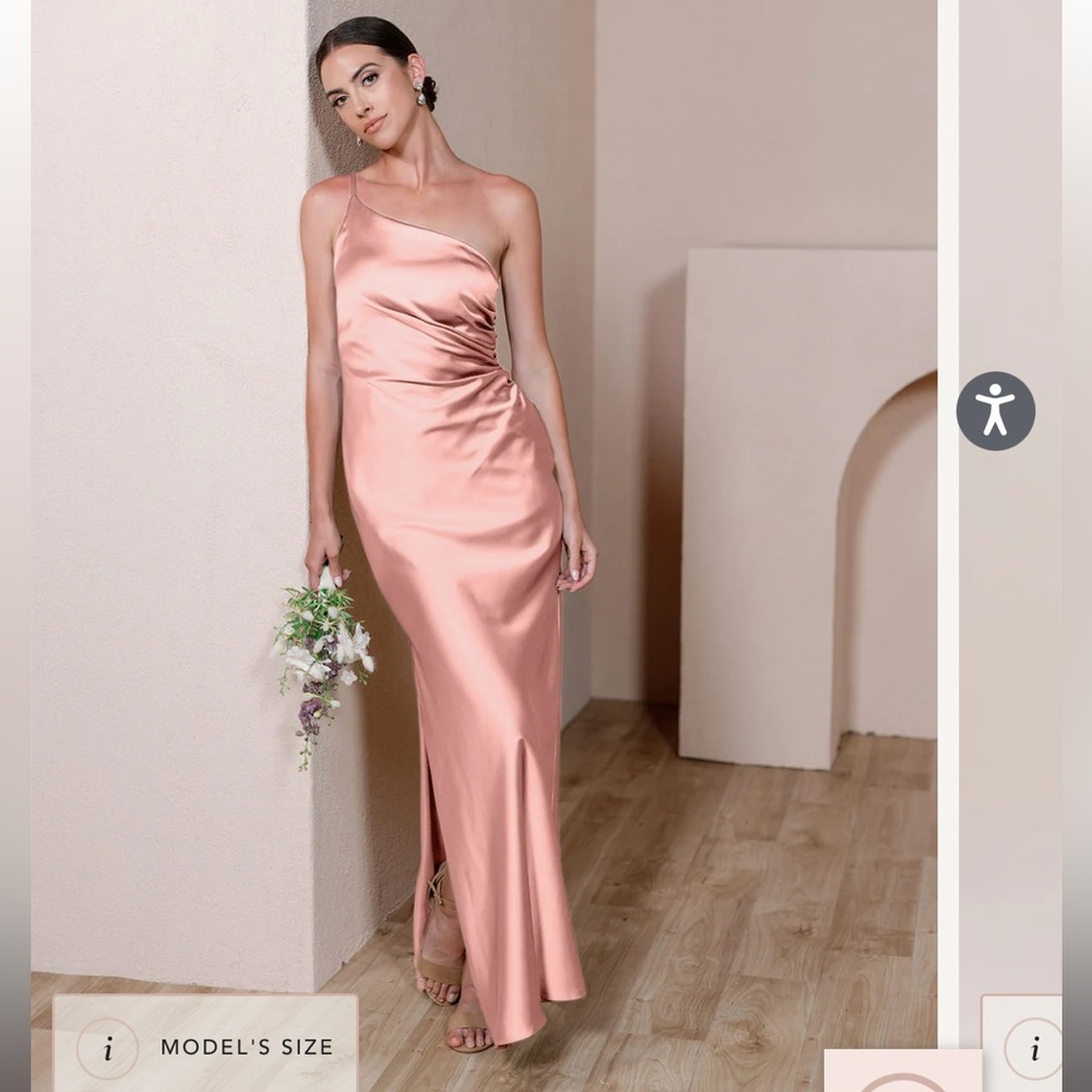Revelry Blushing Bride Pink Bridesmaid dress